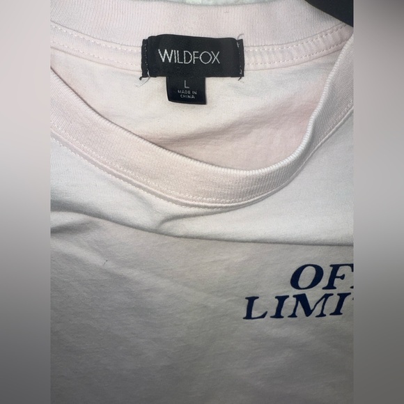 Wildfox Pink 'Off Limits' Short Sleeve Tee - Picture 4 of 4